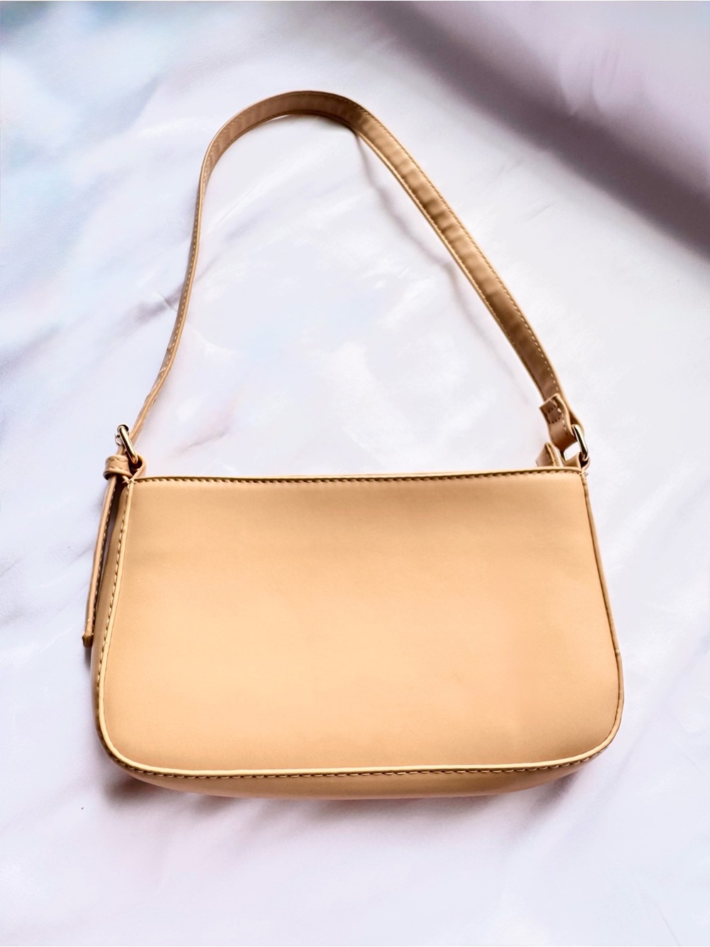 Classic Beige Shoulder Bag